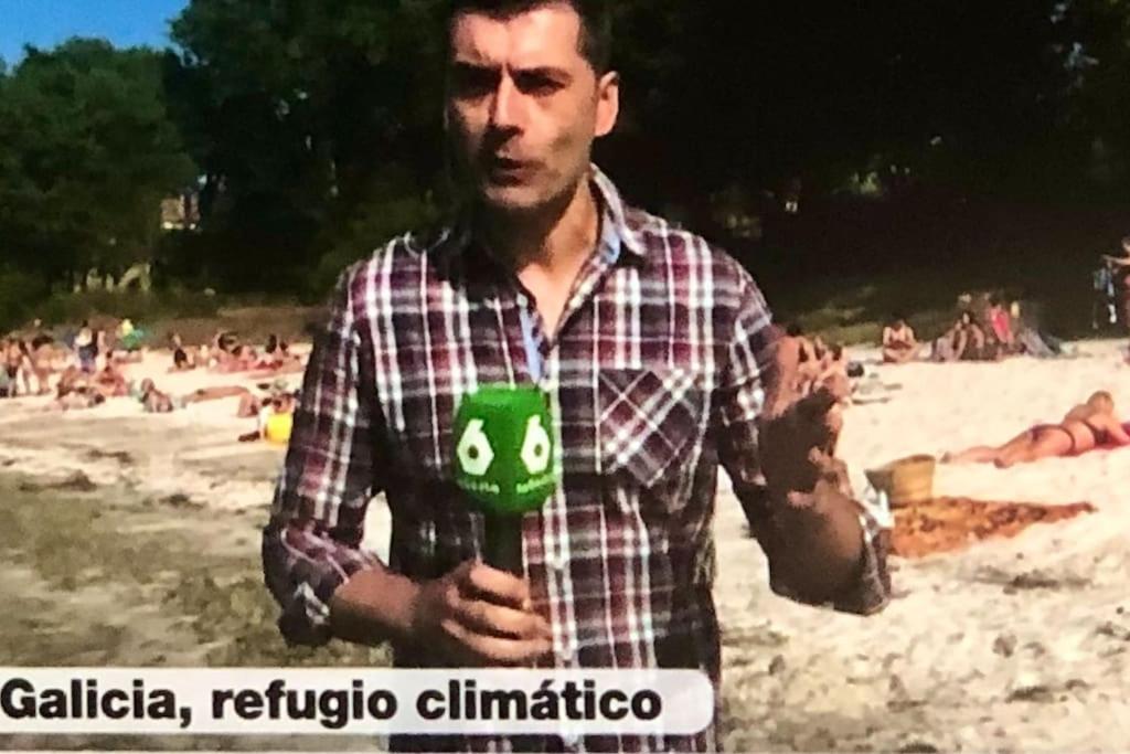 Refugio Climatico En Finisterre Frente A La Playa Exterior foto